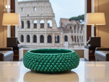 Centrotavola Ciotola Pigna in Ceramica di Caltagirone
