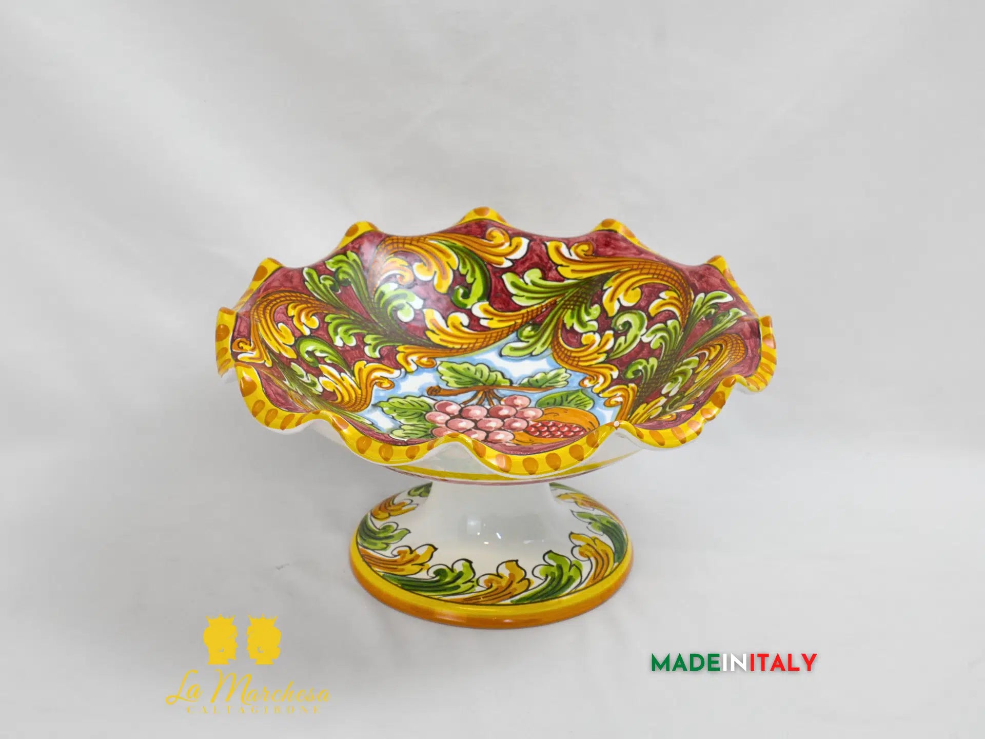 Centrotavola Frutta in Ceramica di Caltagirone - Vari Modelli