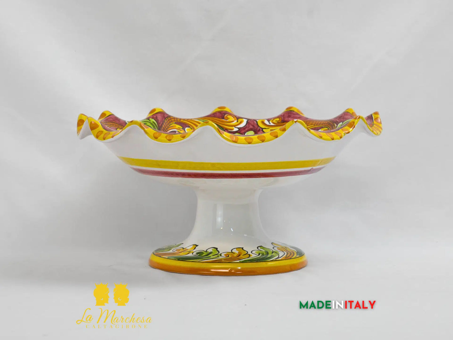 Centrotavola Frutta in Ceramica di Caltagirone - Vari Modelli