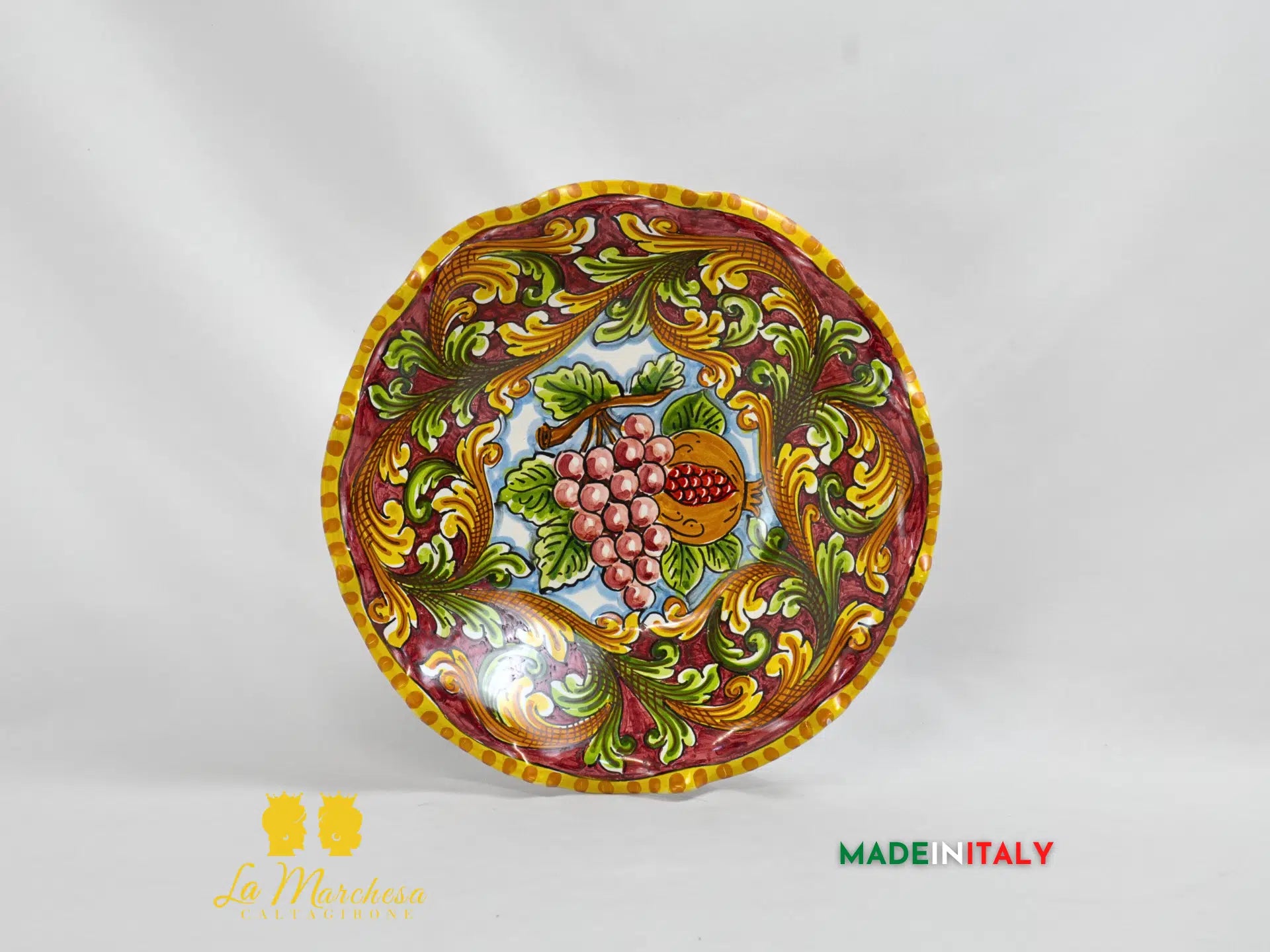 Centrotavola Frutta in Ceramica di Caltagirone - Vari Modelli