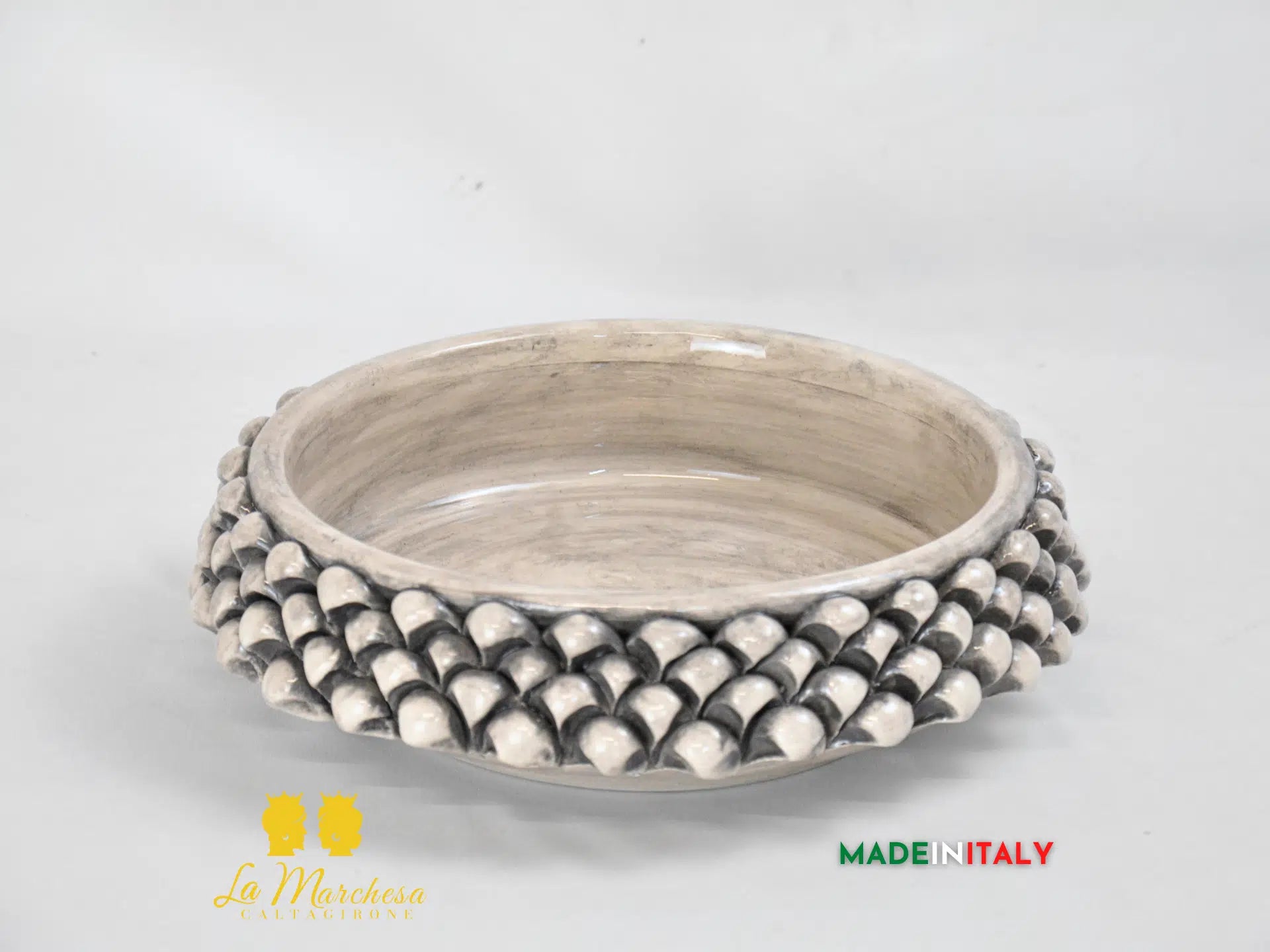 Ciotola Svuota Tasche in Ceramica di Caltagirone Pigna - Vari Colori