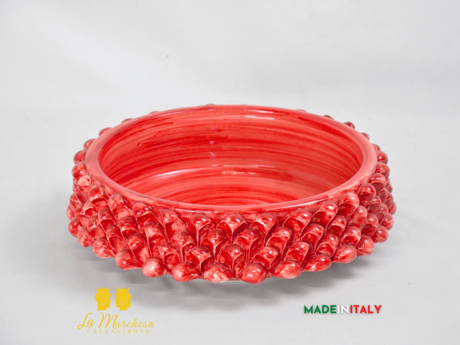 Ciotola Svuota Tasche in Ceramica di Caltagirone Pigna - Vari Colori