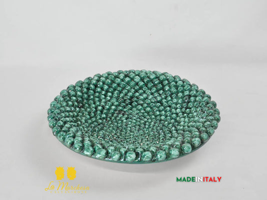 Piatto Centrotavola Pigna in Ceramica di Caltagirone 33cm