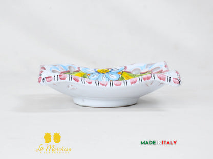 Ciotola Svuotatasche in Ceramica di Caltagirone 17cm - Vari Colori