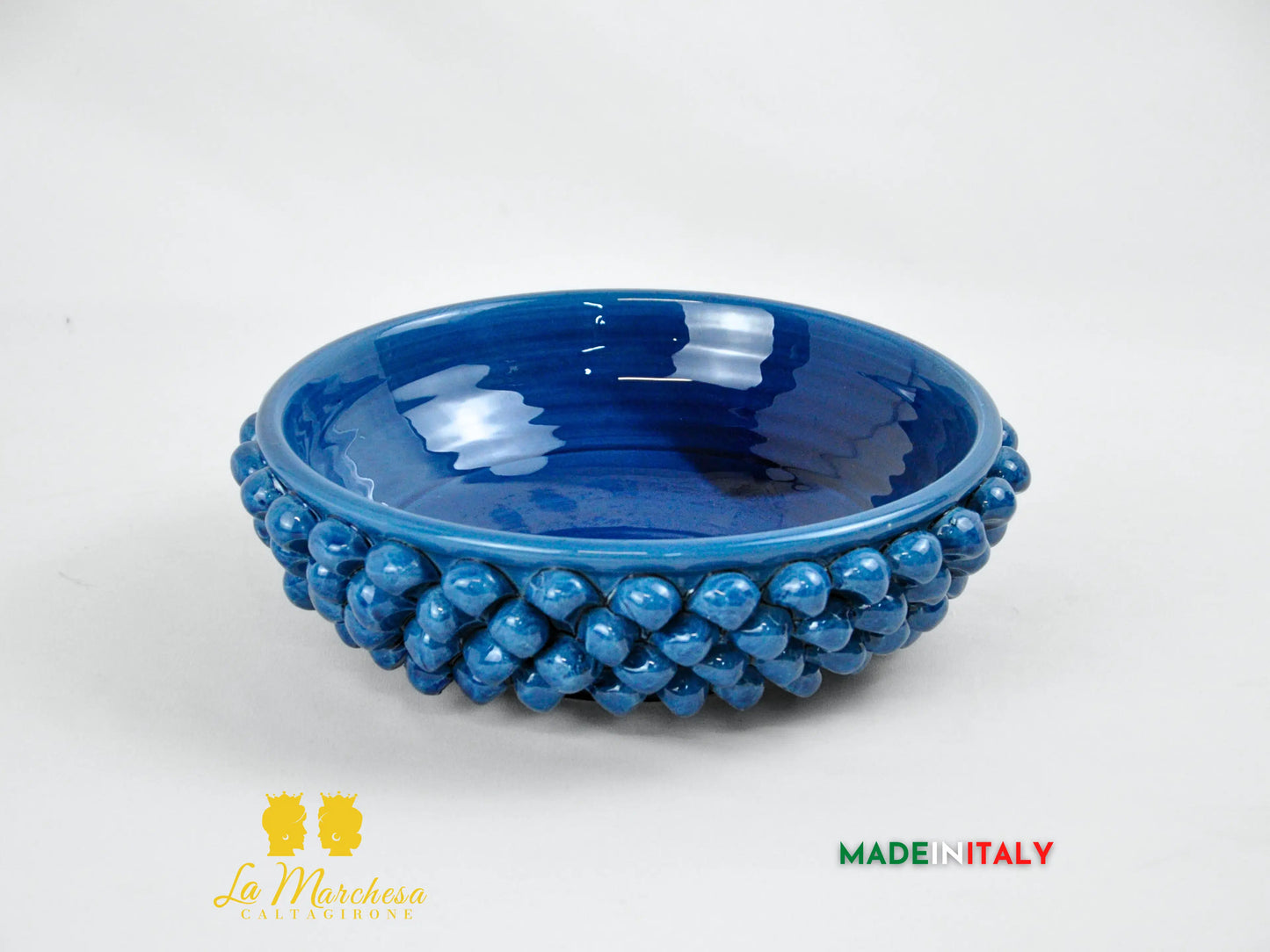 Ciotola Centrotavola Pigna in Ceramica di Caltagirone