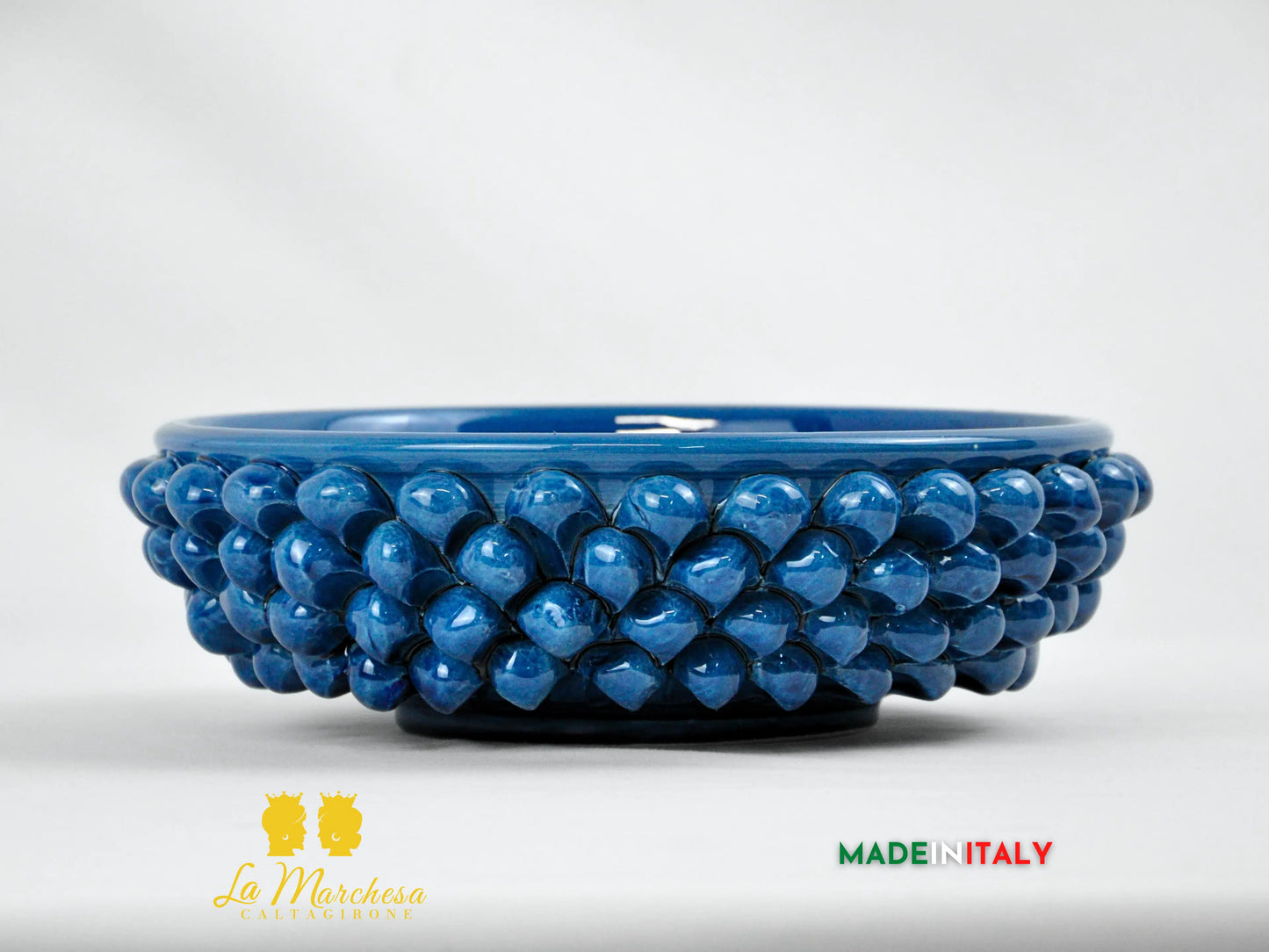 Ciotola Centrotavola Pigna in Ceramica di Caltagirone