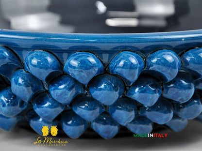 Ciotola Centrotavola Pigna in Ceramica di Caltagirone