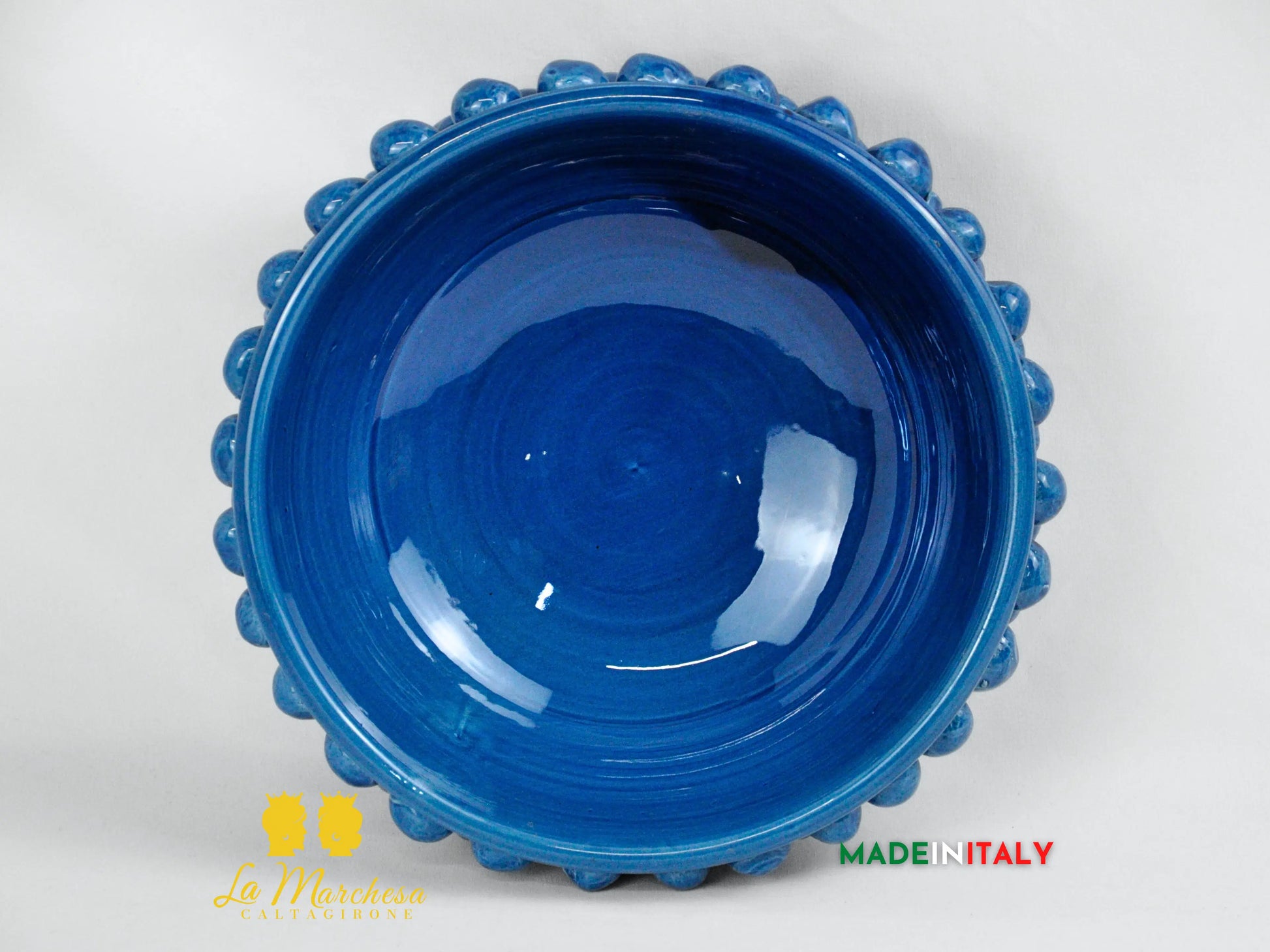 Ciotola Centrotavola Pigna in Ceramica di Caltagirone