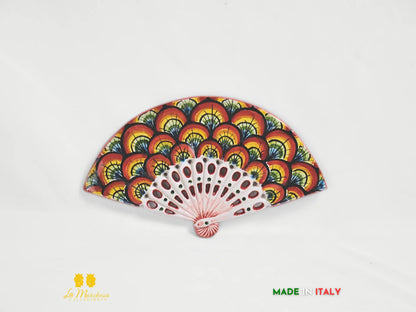 Decorazione da parete Ventaglio in Ceramica di Caltagirone - Vari decori