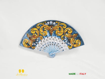 Decorazione da parete Ventaglio in Ceramica di Caltagirone - Vari decori
