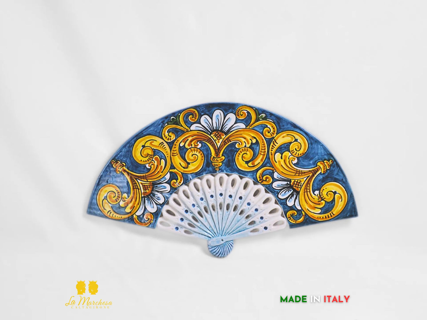 Decorazione da parete Ventaglio in Ceramica di Caltagirone - Vari decori