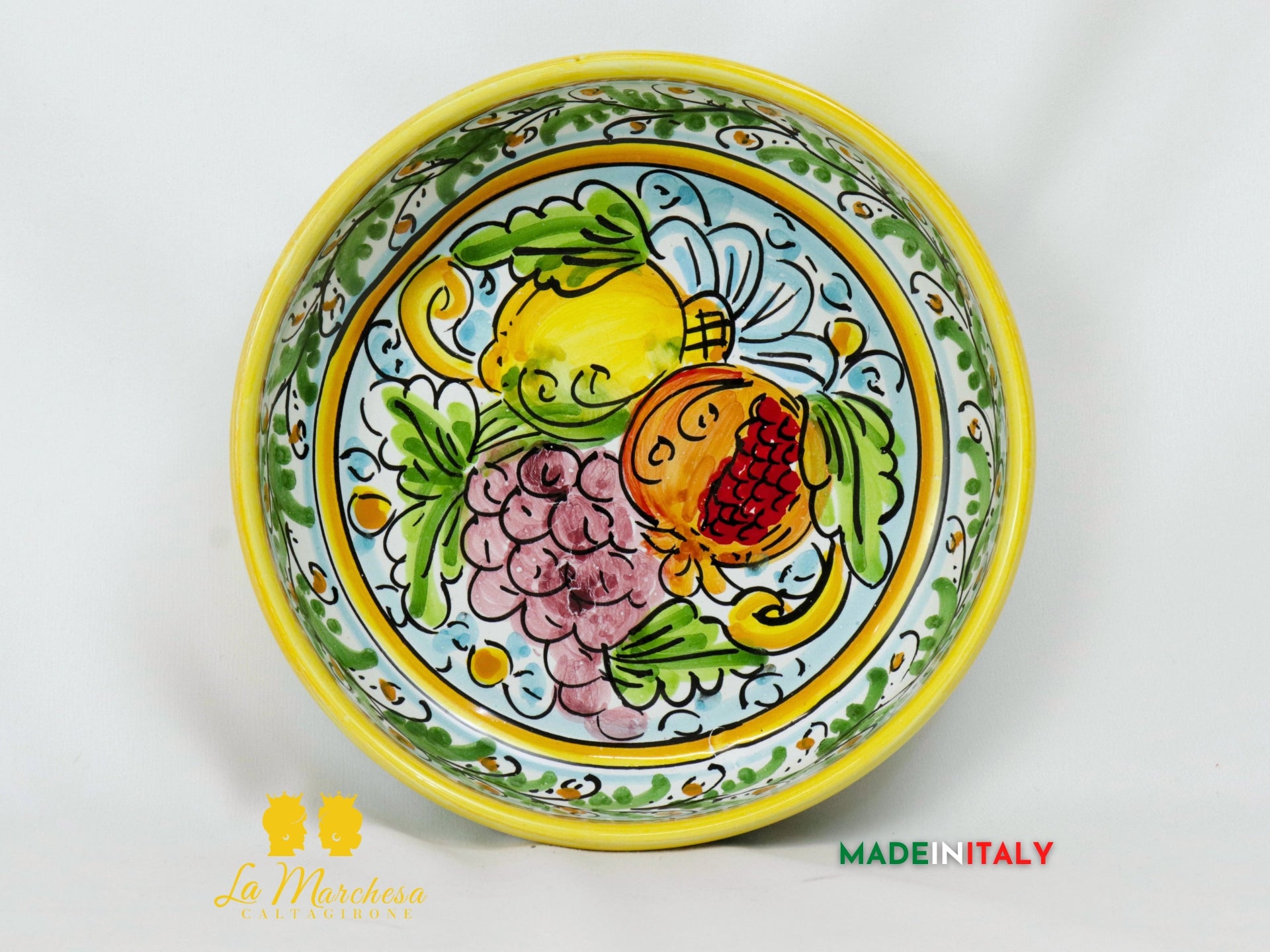 FINE SERIE - Ciotole decorate in Ceramica di Caltagirone - Vari Modelli