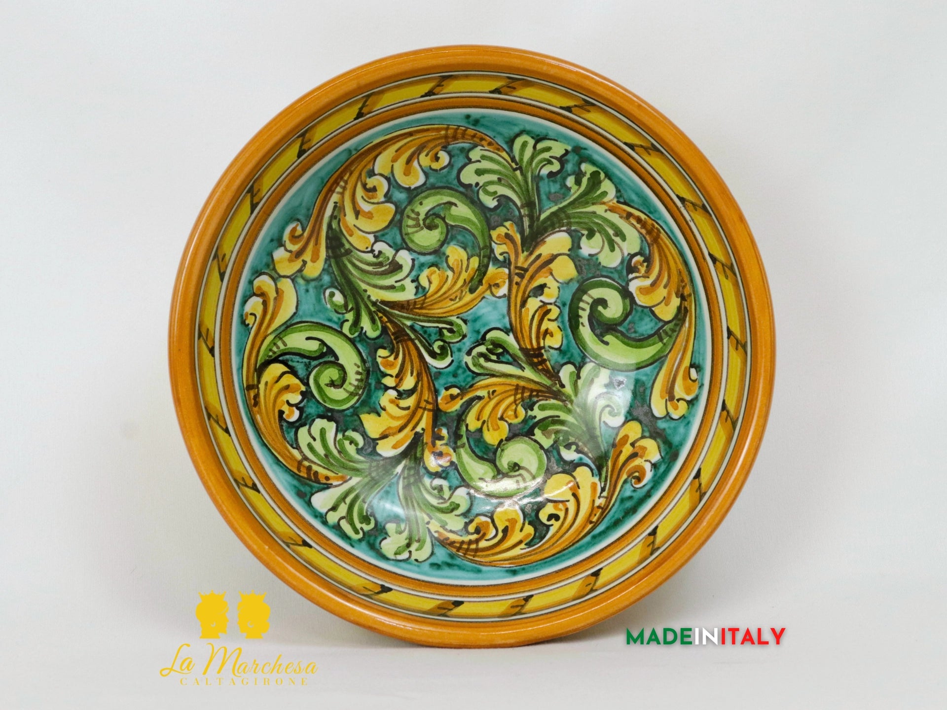 FINE SERIE - Ciotole decorate in Ceramica di Caltagirone - Vari Modelli