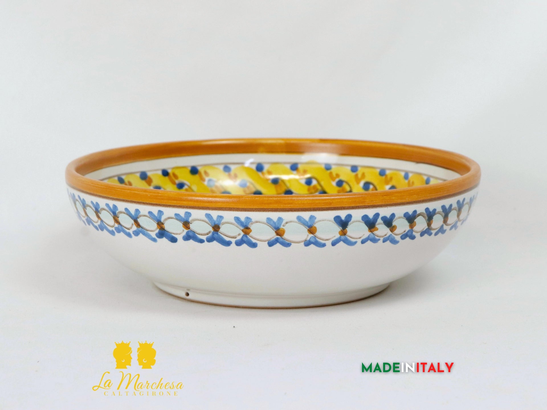 FINE SERIE - Ciotole decorate in Ceramica di Caltagirone - Vari Modelli