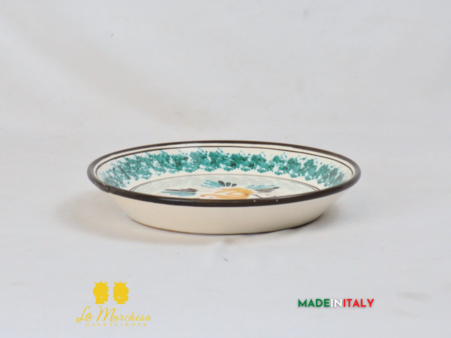 FINE SERIE - Piatto Fangotto in Ceramica di Caltagirone 26cm