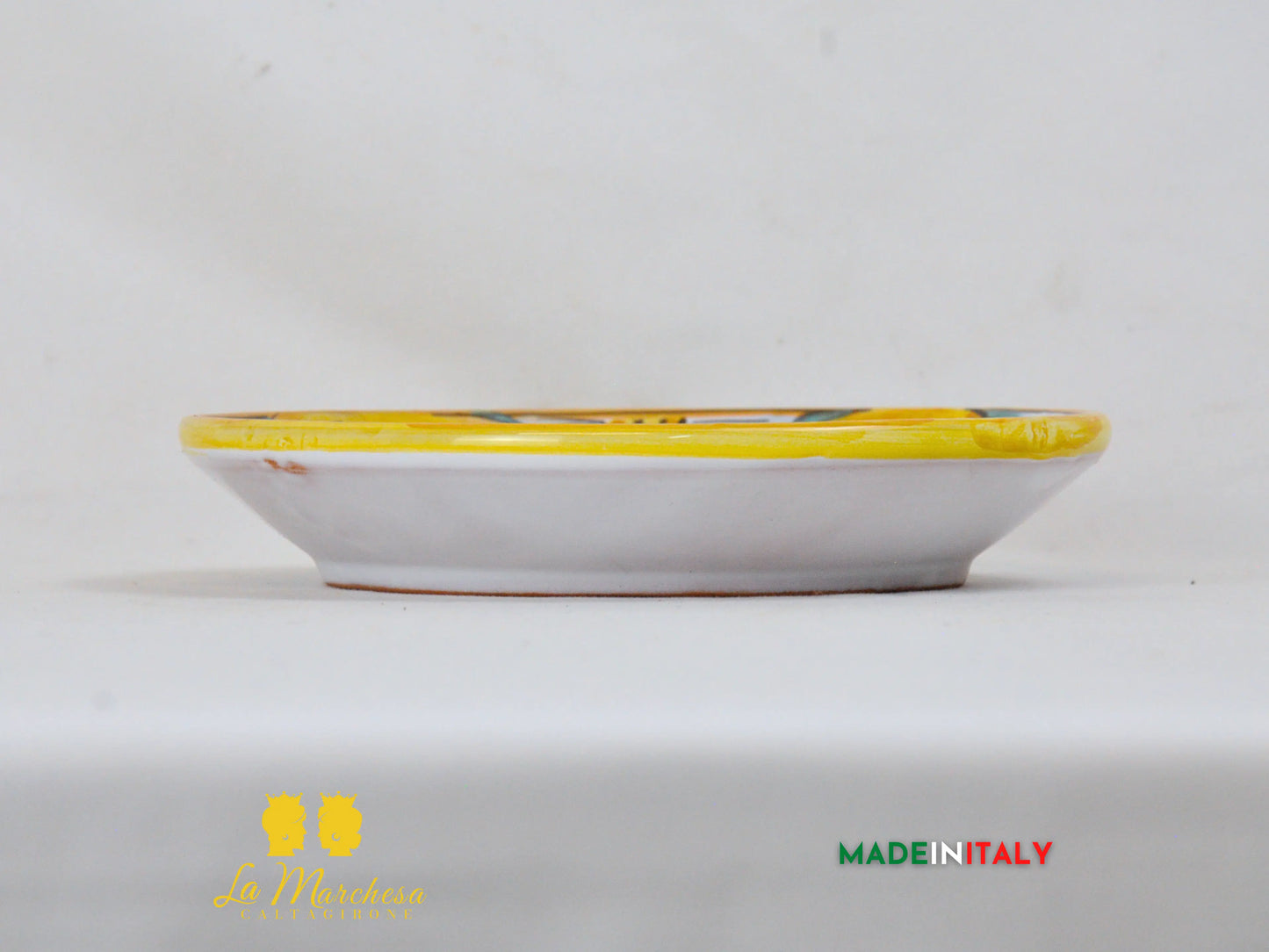 FINE SERIE - Piatto Fangotto in Ceramica di Caltagirone 20cm
