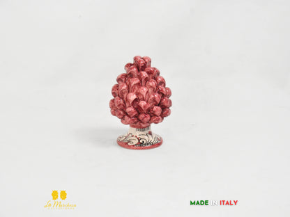 FINE SERIE Pigna Siciliana Ceramica di Caltagirone vari colori 13cm