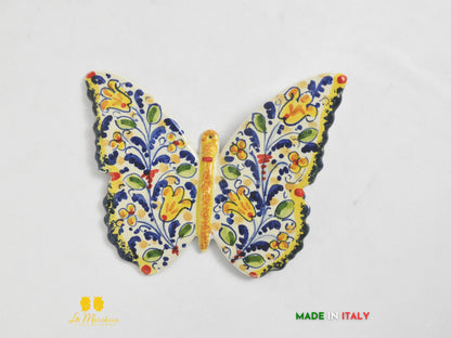 Farfalla Ceramica di Caltagirone 20cm - Vari Decori
