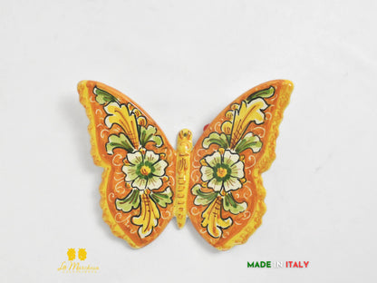 Farfalla Ceramica di Caltagirone 20cm - Vari Decori