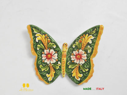 Farfalla Ceramica di Caltagirone 20cm - Vari Decori