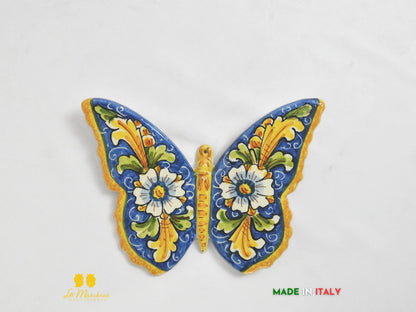 Farfalla Ceramica di Caltagirone 20cm - Vari Decori