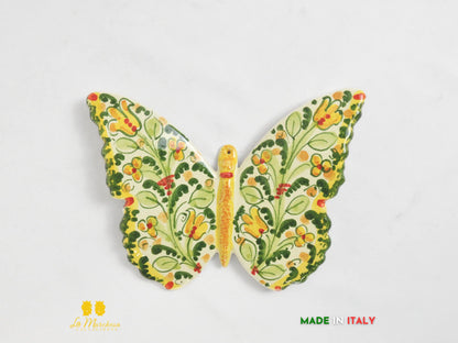 Farfalla Ceramica di Caltagirone 20cm - Vari Decori