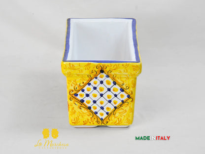 Fioriera Rettangolare in Ceramica di Caltagirone 31cm