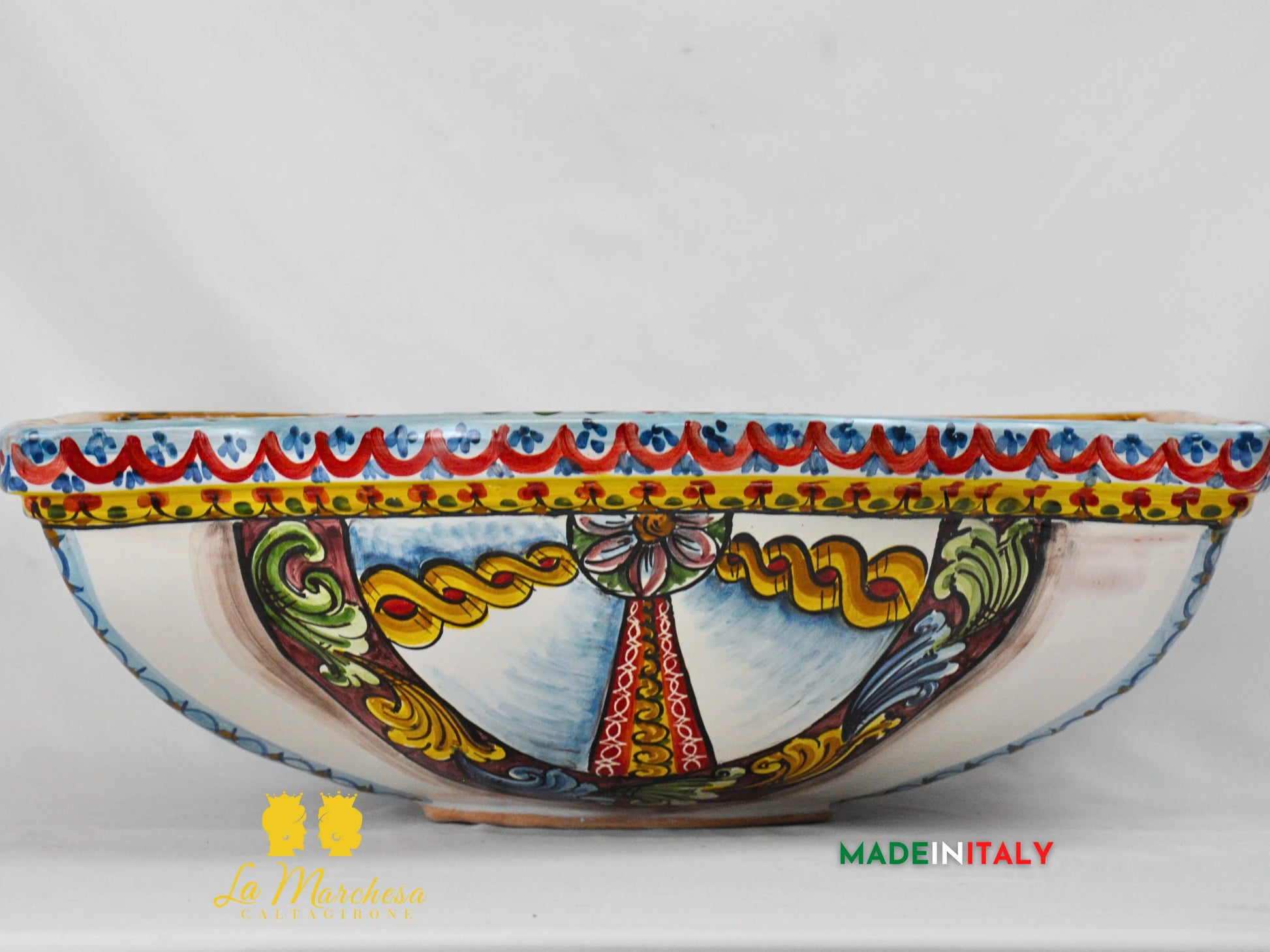 Fontana da Muro in Ceramica di Caltagirone - Vari Decori