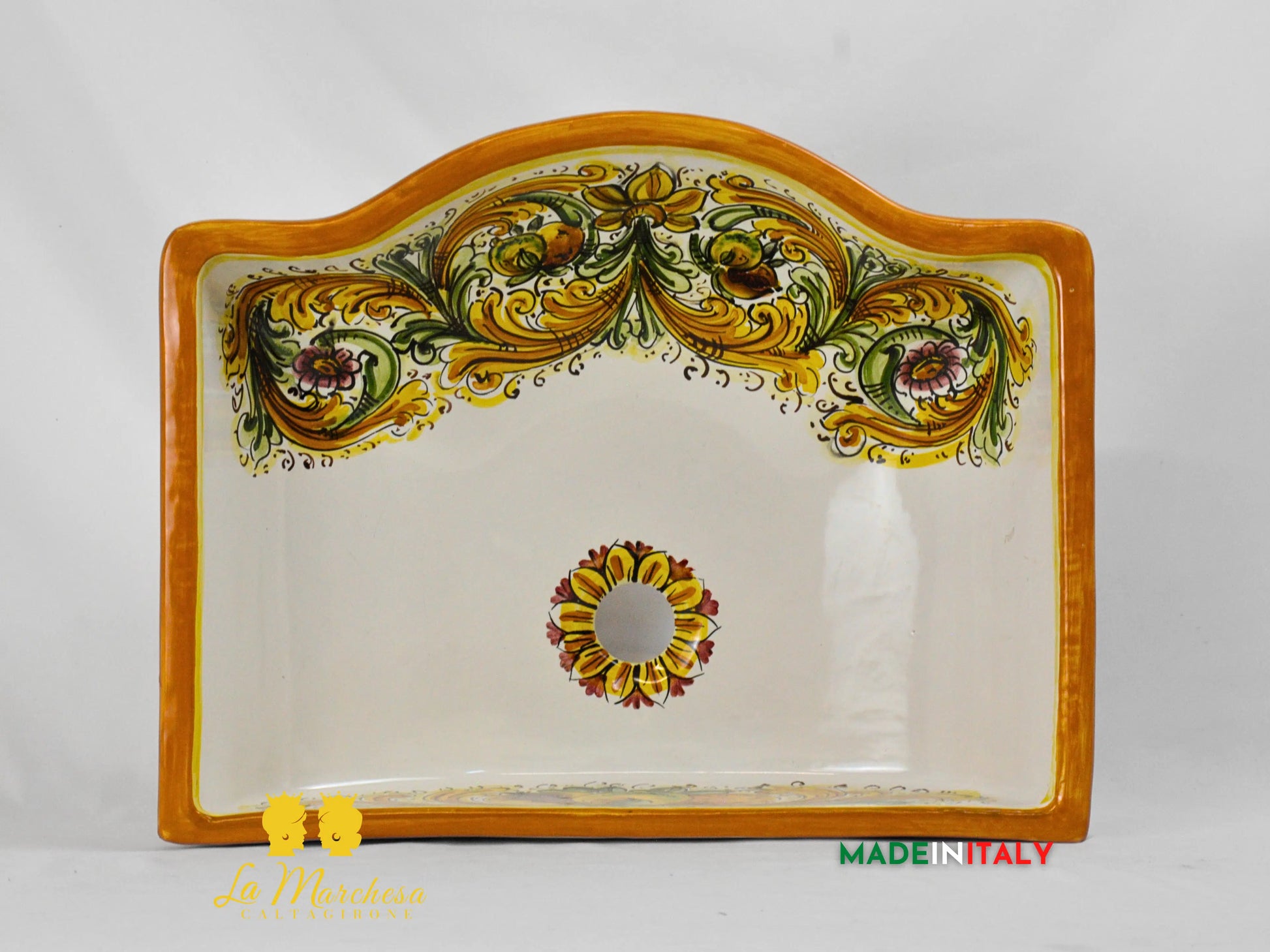 Fontana da Muro in Ceramica di Caltagirone - Vari Decori