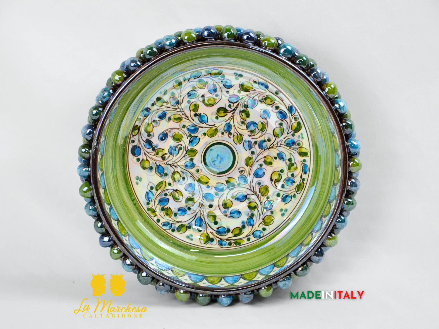 Ciotola Svuotatasche Madreperla in Ceramica di Caltagirone - Vari Modelli