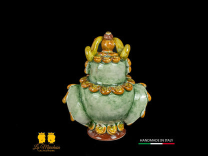 statuetta animale decorato a mano