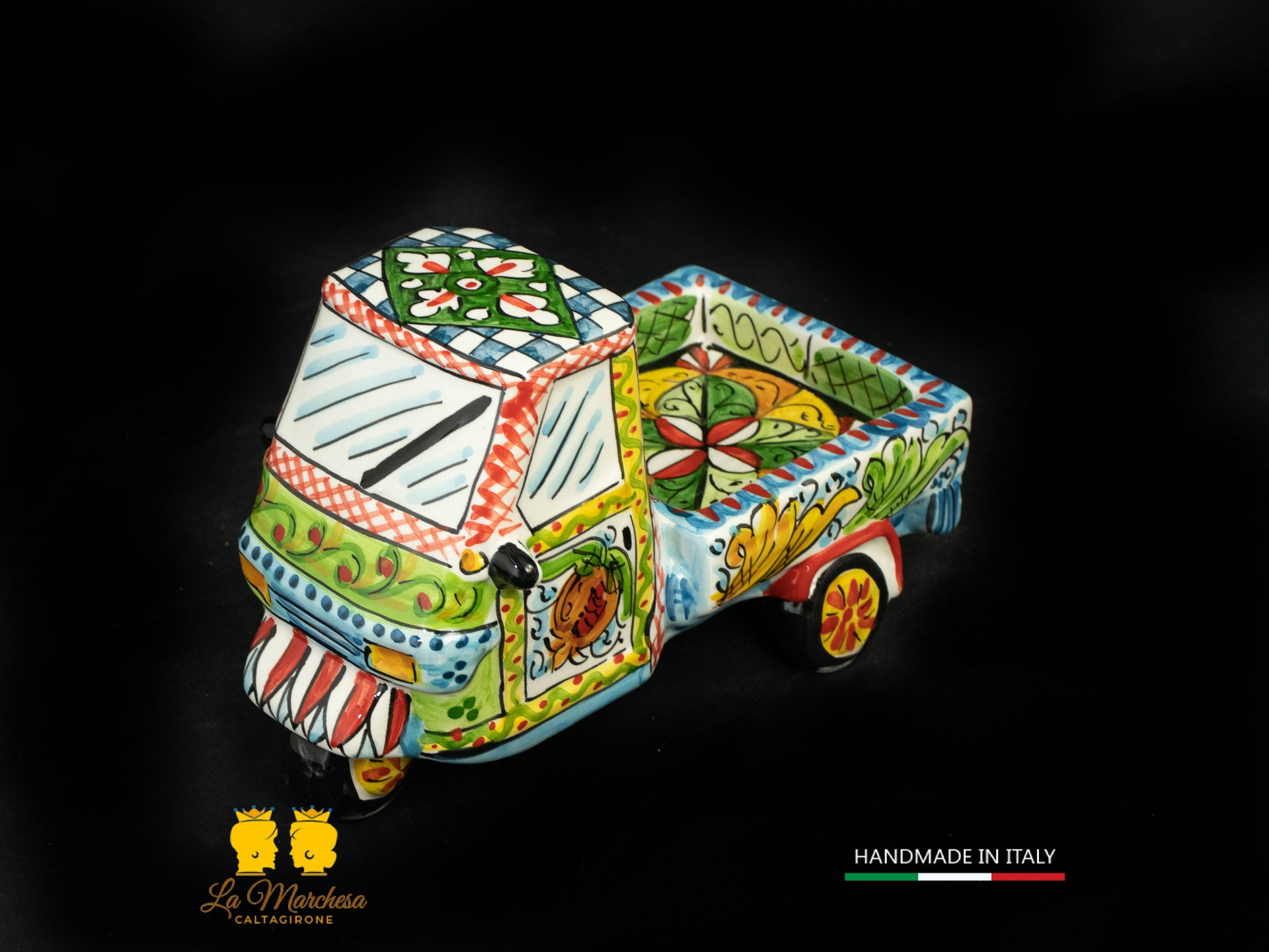 LAPA - modellino Ape Piaggio Ceramica di Caltagirone Carretto M