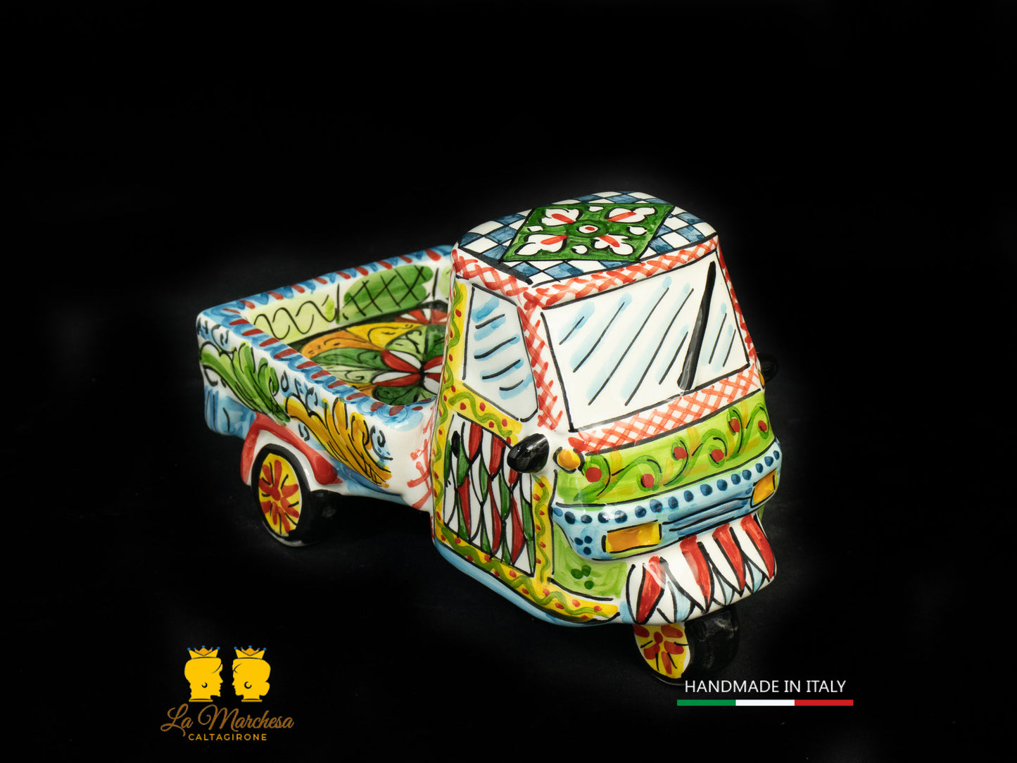 LAPA - modellino Ape Piaggio Ceramica di Caltagirone Carretto M