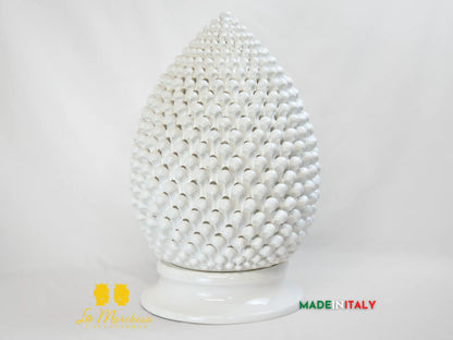 Lampada Pigna Siciliana Traforata in Ceramica di Caltagirone - Vari Modelli c