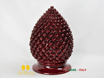 Lampada Pigna Siciliana Traforata in Ceramica di Caltagirone - Vari Modelli c