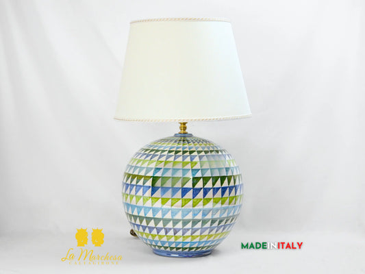 Lampada in Ceramica di Caltagirone