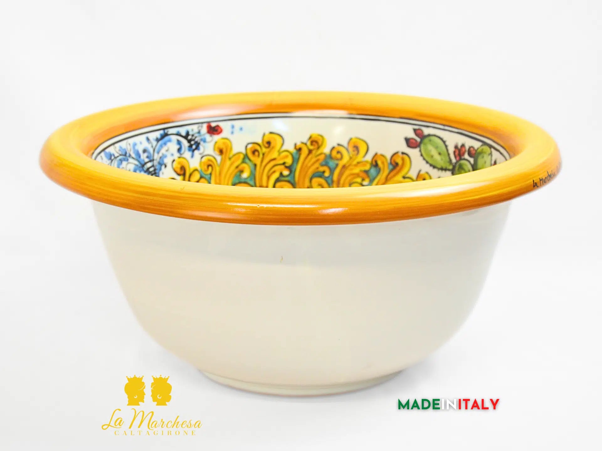 Lavandino in Ceramica di Caltagirone per esterno/interno - Vari Decori