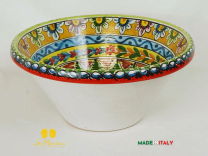 Lavello in Ceramica di Caltagirone per esterno o interno 37cm - Vari Decori