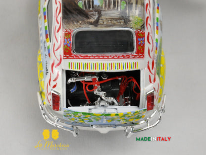 Modellino Bburago FIAT 500 Carretto Siciliano ITALY