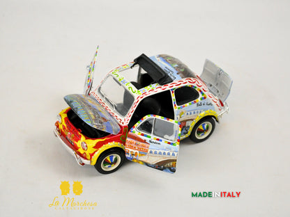 Modellino Bburago FIAT 500 Carretto Siciliano ITALY