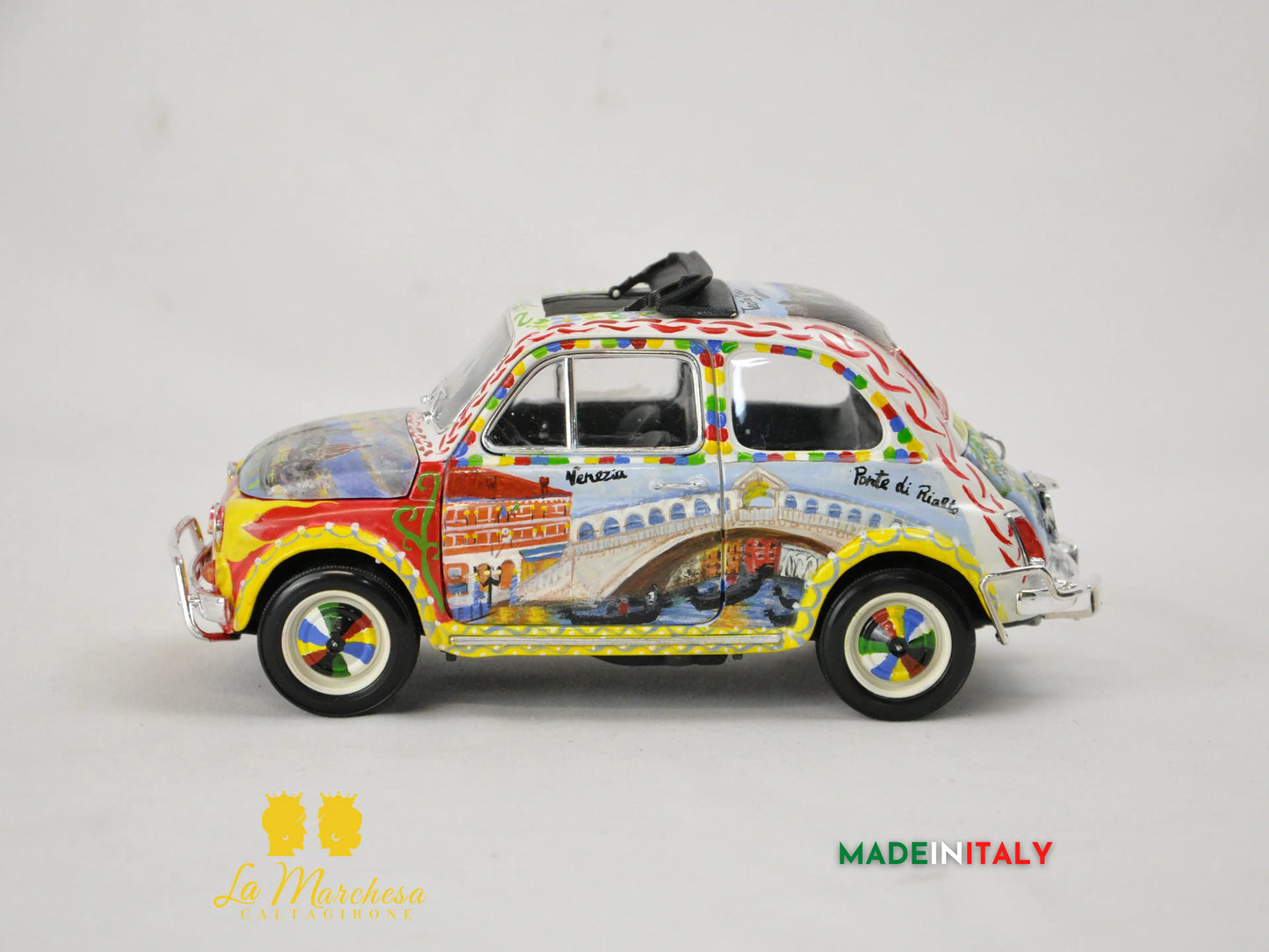 Modellino Bburago FIAT 500 Carretto Siciliano ITALY