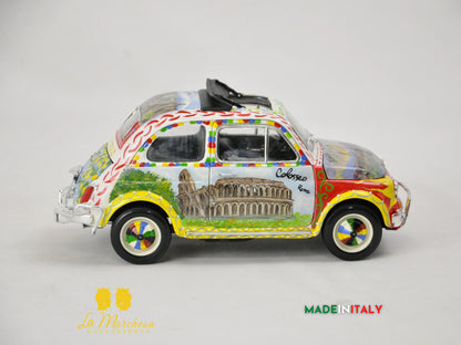 Modellino Bburago FIAT 500 Carretto Siciliano ITALY