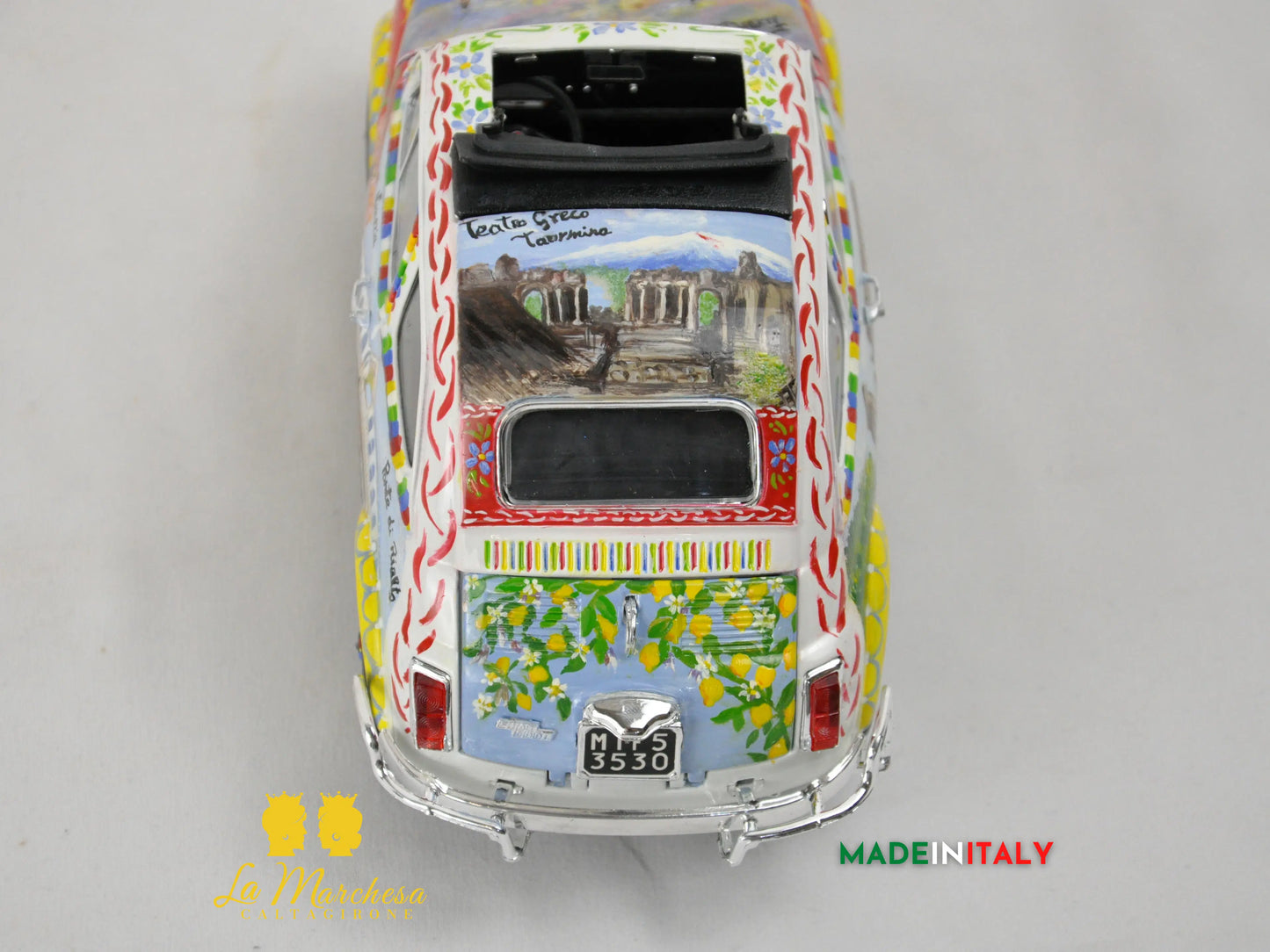 Modellino Bburago FIAT 500 Carretto Siciliano ITALY