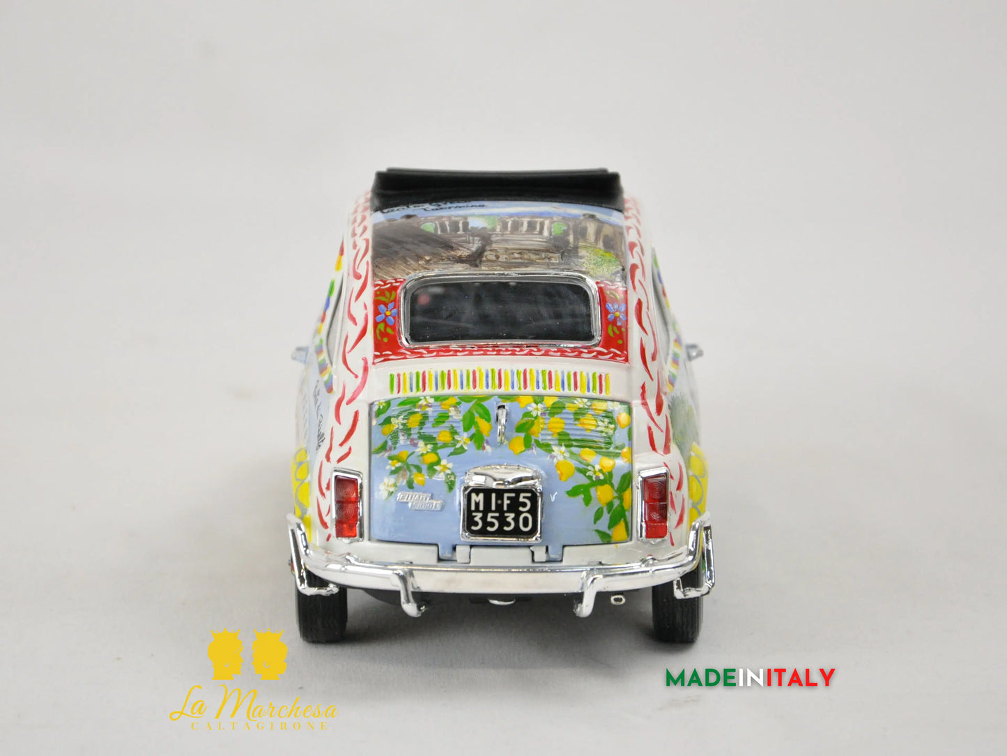 Modellino Bburago FIAT 500 Carretto Siciliano ITALY