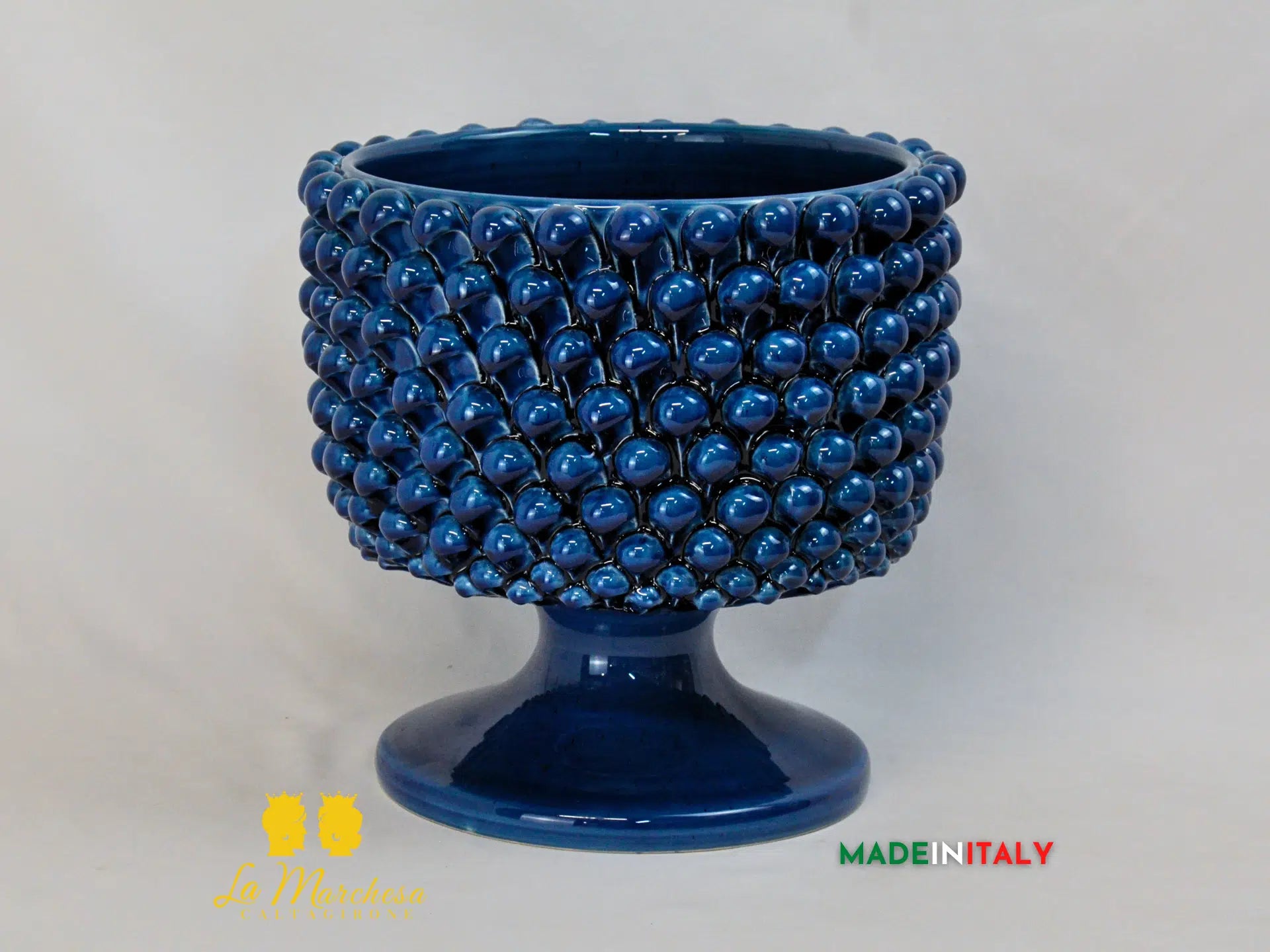 OUTLET Porta Pianta Stile Pigna Siciliana Colorato in Ceramica di Caltagirone - Vari Modelli
