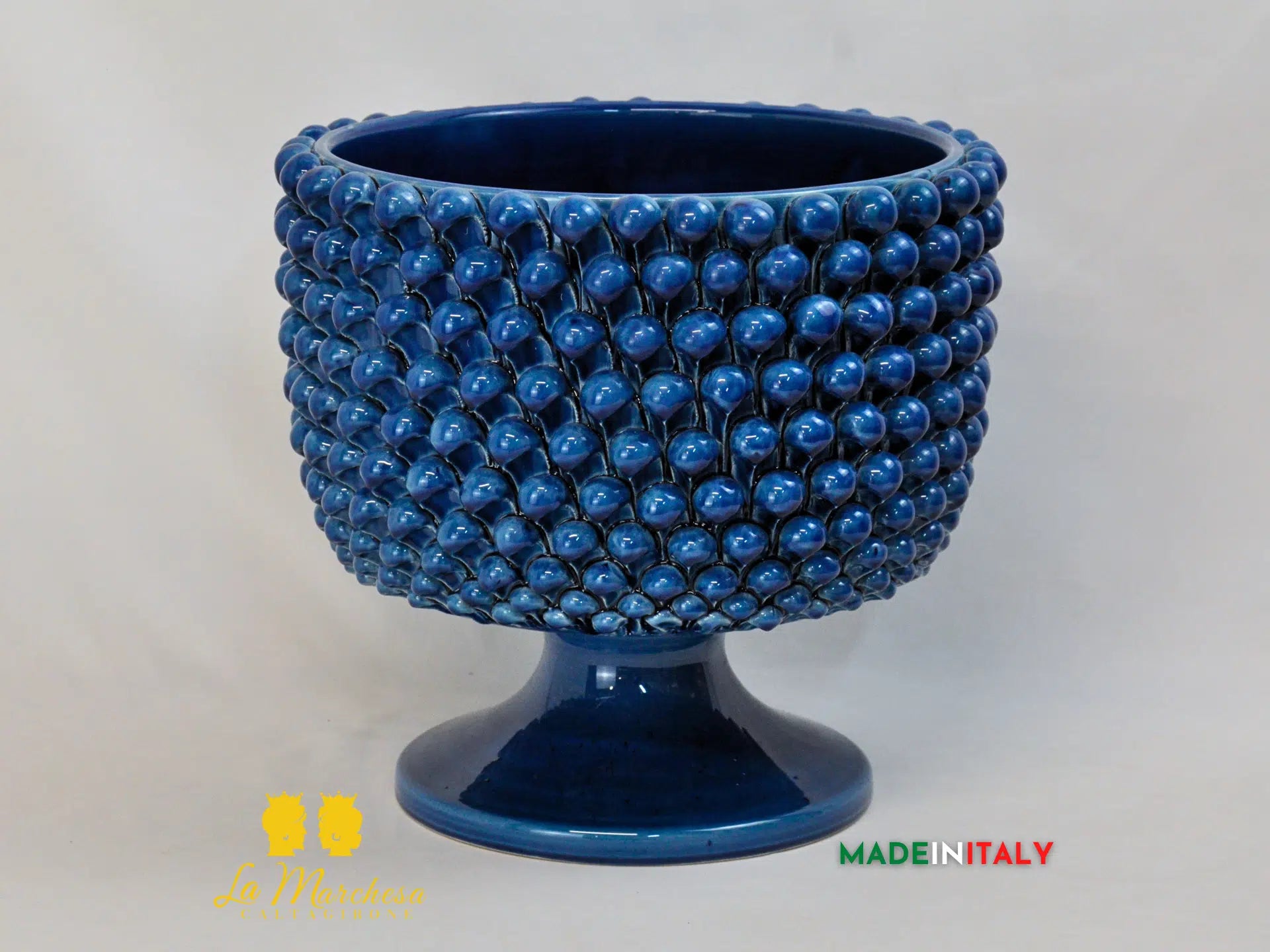 OUTLET Porta Pianta Stile Pigna Siciliana Colorato in Ceramica di Caltagirone - Vari Modelli
