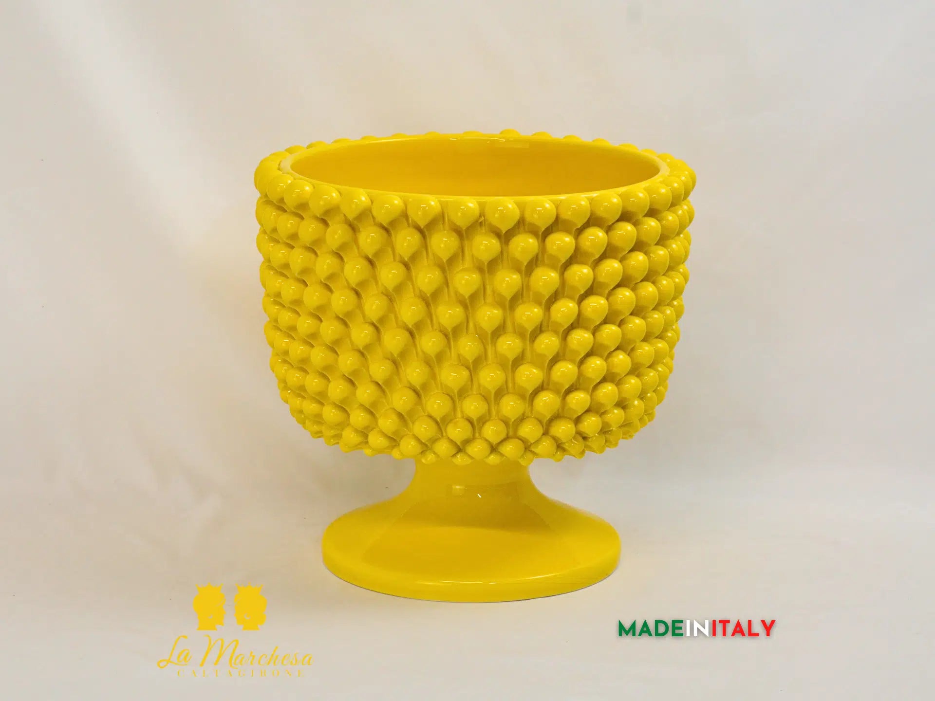 OUTLET Porta Pianta Stile Pigna Siciliana Colorato in Ceramica di Caltagirone - Vari Modelli