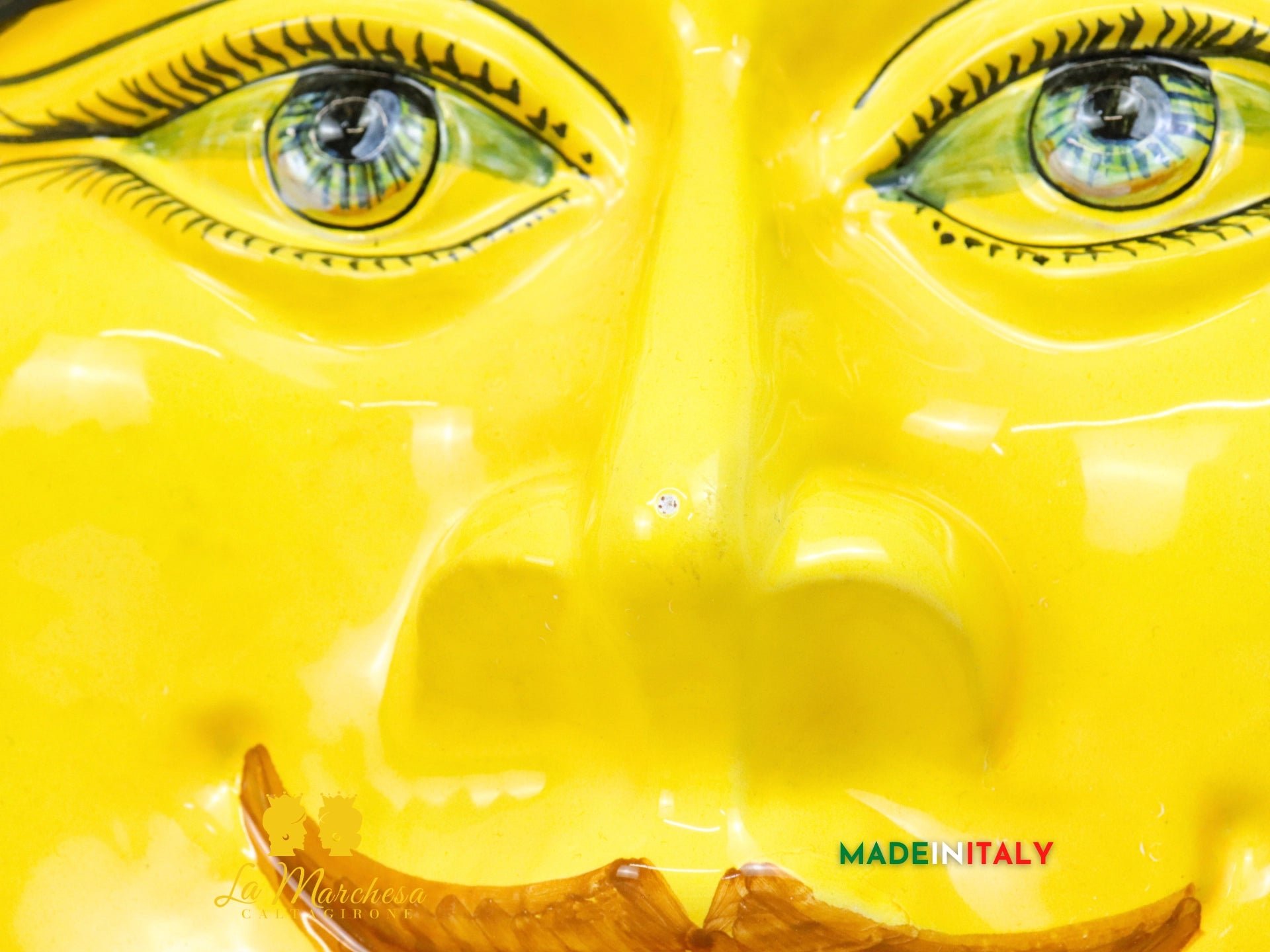 dettaglio naso sole outlet ceramiche di caltagione