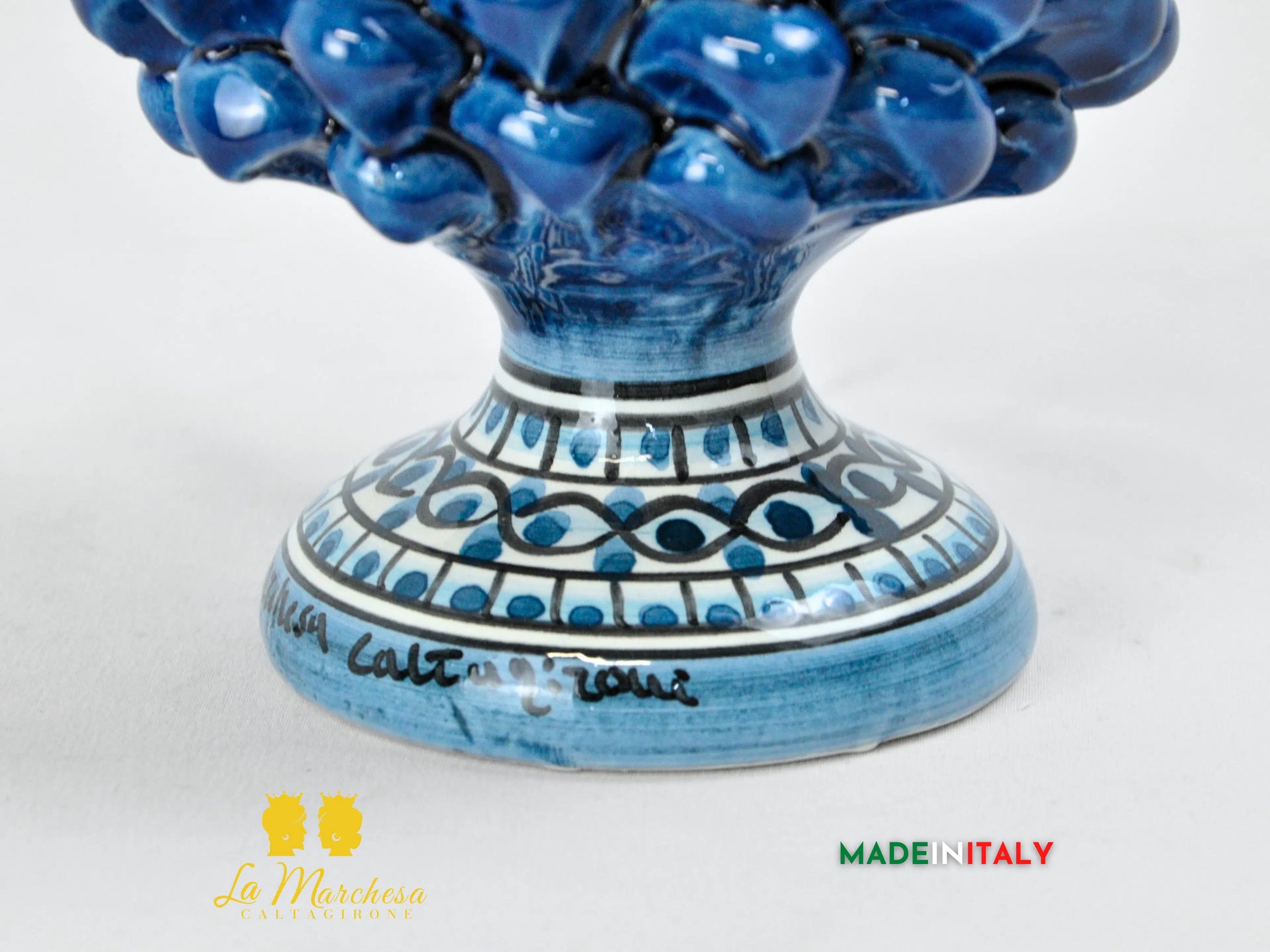 OUTLET - Pigna Siciliana Artigianale in Ceramica di Caltagirone 17cm