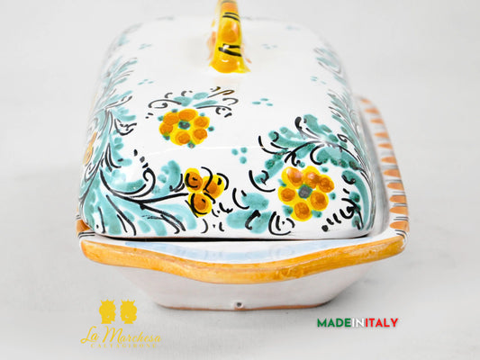 OUTLET - Porta Burro Decorato in Ceramica di Caltagirone